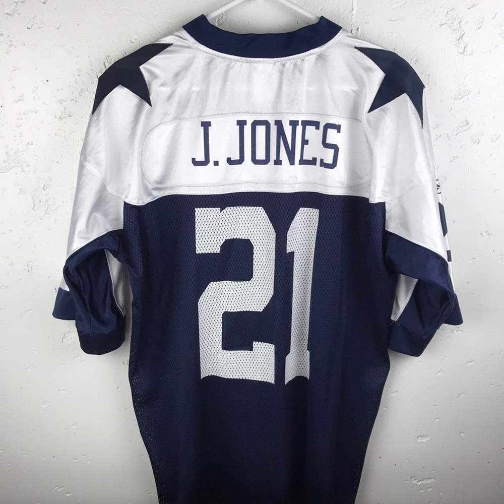Vintage REEBOK Dallas Cowboys #21 J.JONES Jersey Size Large